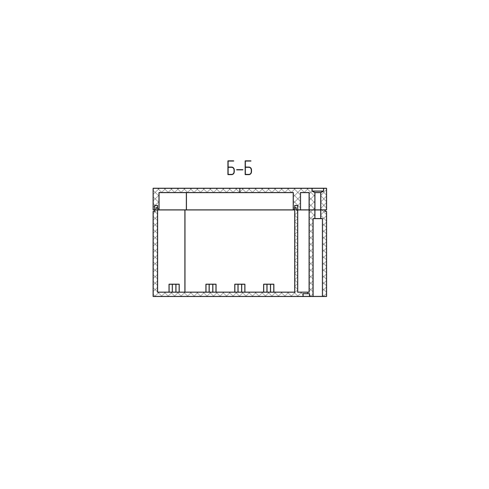 Гермобокс KG-SMAx2 для сетчатой параболической антенны (гермоввод RJ45)