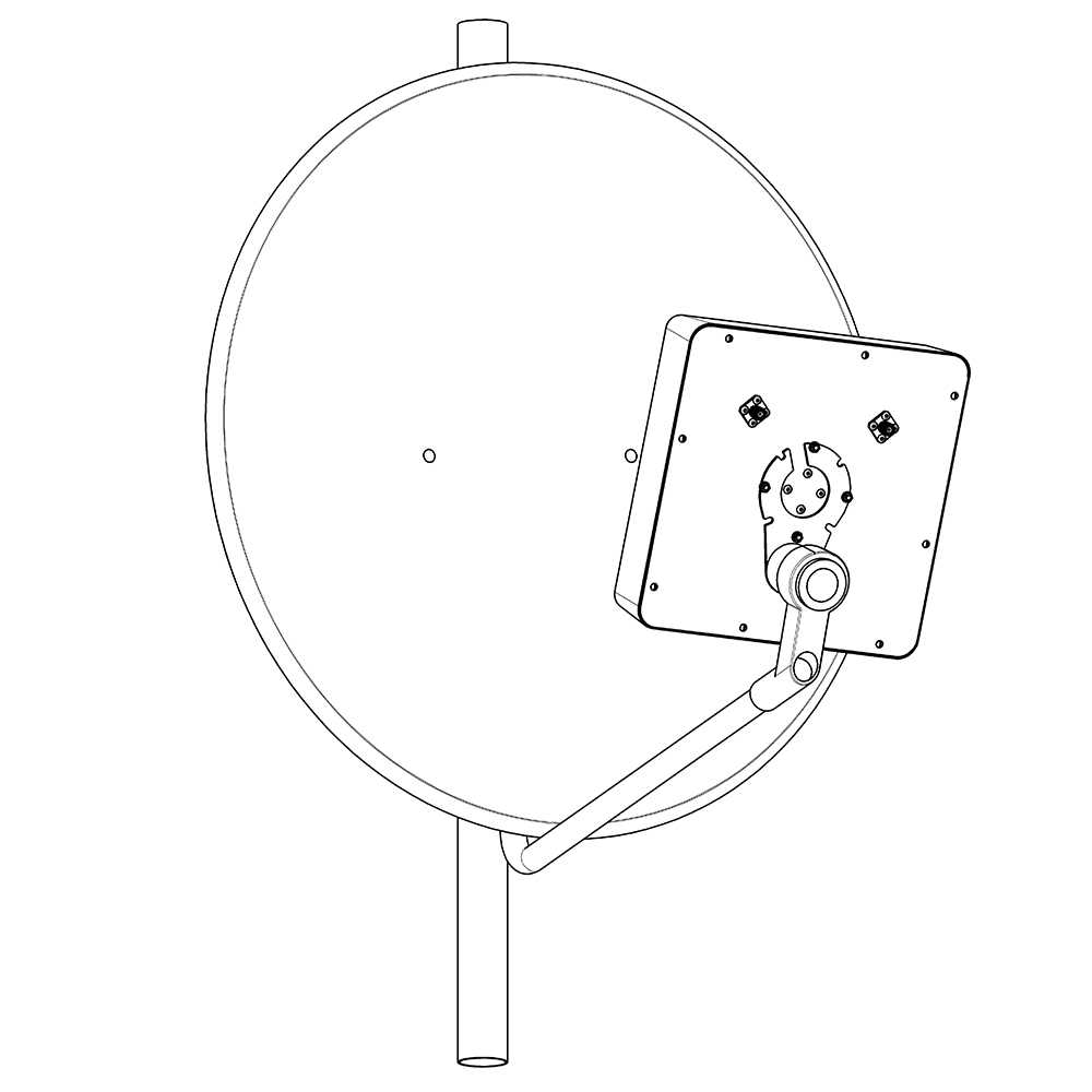 Панельная MIMO антенна LTE800/UMTS900 9 дБи KAA9-800