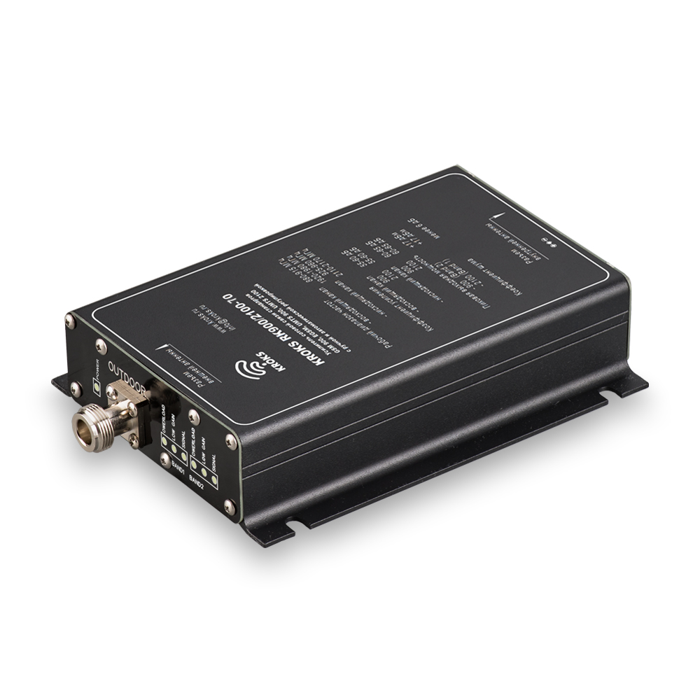 Двухдиапазонный репитер GSM900 и 3G сигнала 70дБ KROKS RK900/2100-70M