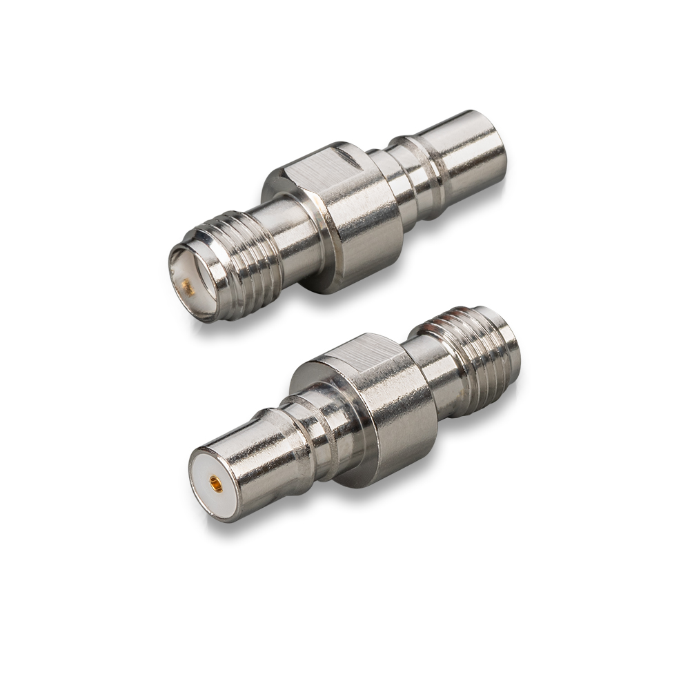 Переходник QMA(female) - SMA(female) 