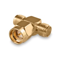 Переходник SMA(female) - SMA(female) - SMA(male) до 1 ГГц