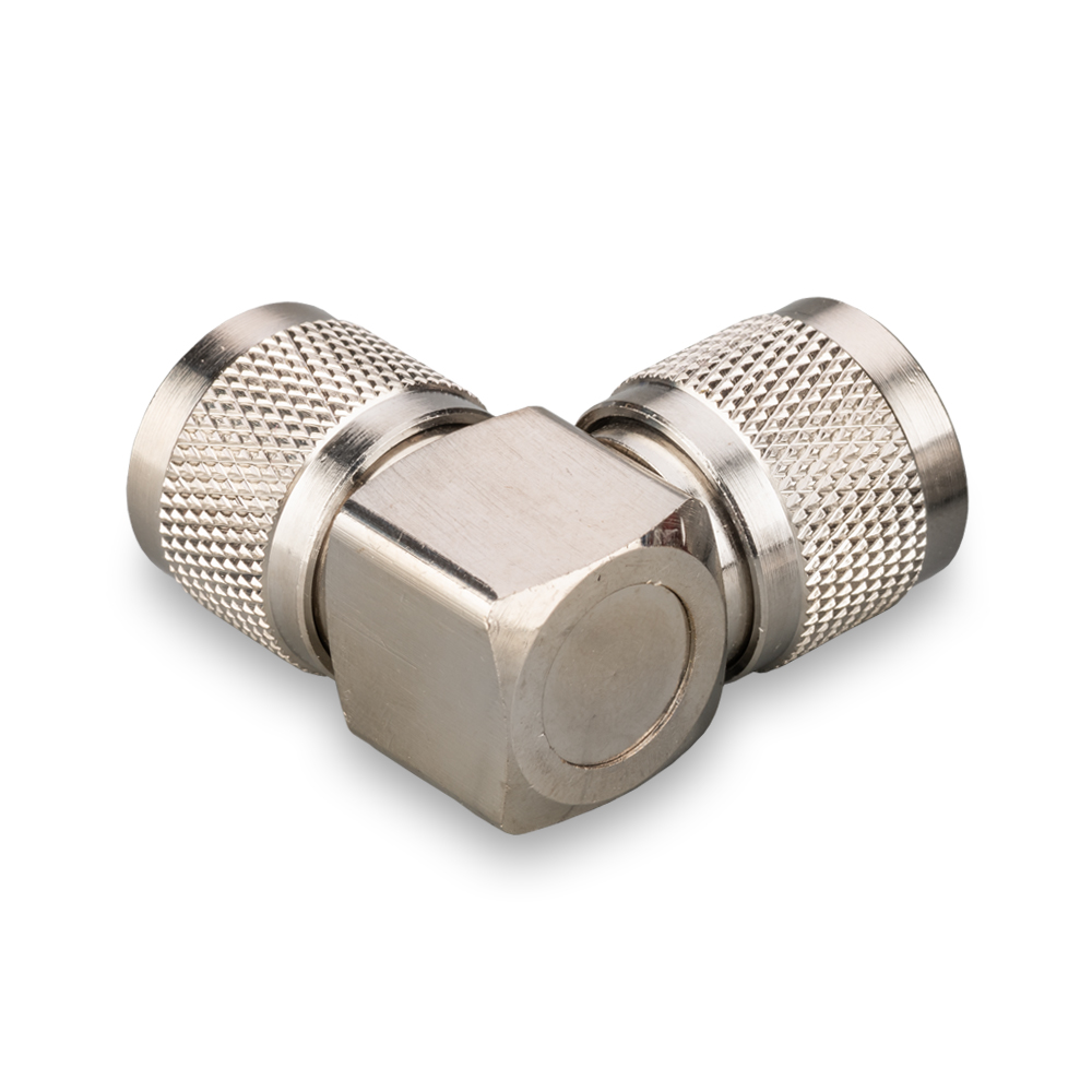 Переходник угловой N(male) - N(male)