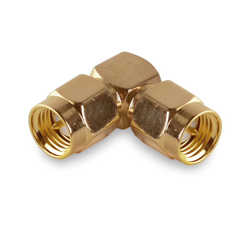 Переходник угловой SMA(male) - SMA(male)